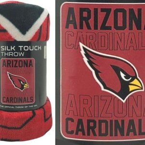 Arizona Cardinals Northwest Plush Raschel Blanket Throw